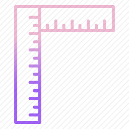 直角尺图标