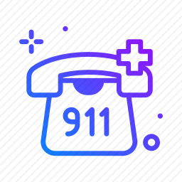 <em>911</em>电话图标