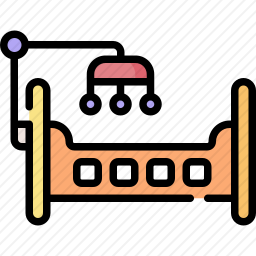 婴儿床图标