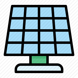 太阳能电池板图标