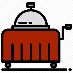 送餐车图标