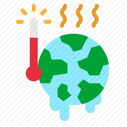 全球变暖图标