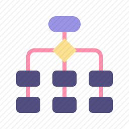 工作流程图标