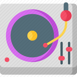 黑胶唱机图标
