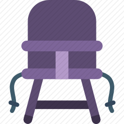 婴儿椅图标
