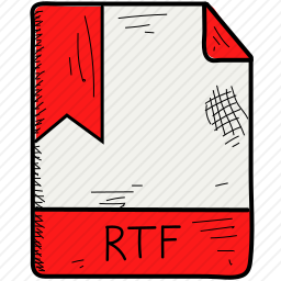 <em>RTF</em>文件图标