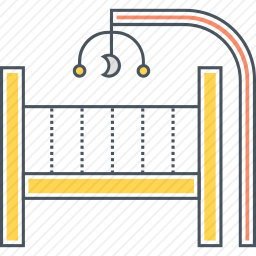 婴儿床图标