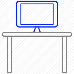 书桌电脑图标