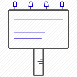 <em>广告板</em>图标