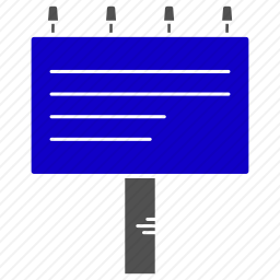 <em>广告板</em>图标