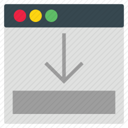 网页下载图标