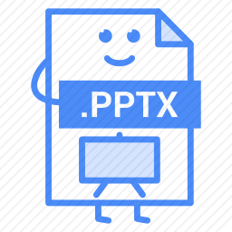 <em>PPTX</em>文件图标