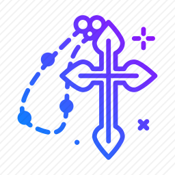 十字架项链图标