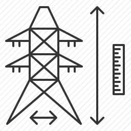 电塔高度图标