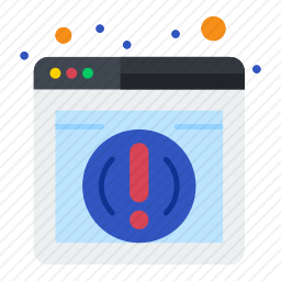 网页报错图标