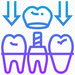 牙种植体图标