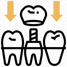牙种植体图标