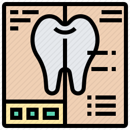 牙齿信息图标