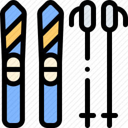 滑雪板图标