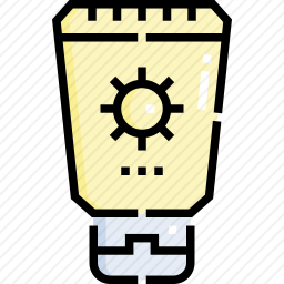 防晒霜图标