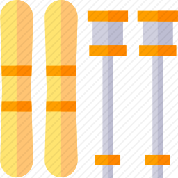 滑雪板图标