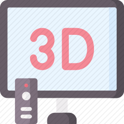 3D电影图标