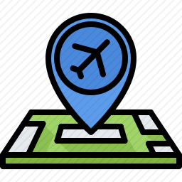 机场位置图标