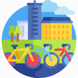 城市自行车图标