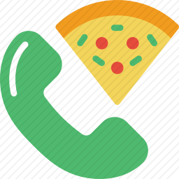 电话点披萨图标