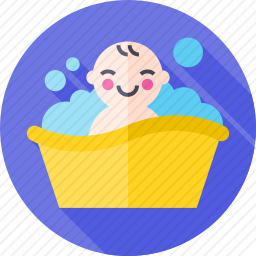 婴儿浴缸图标