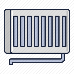 暖气片图标