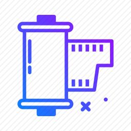 摄影胶片图标