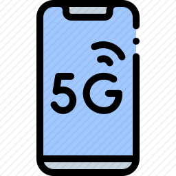 5G手机图标