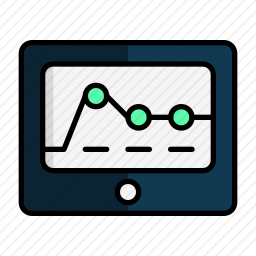 图表监测图标