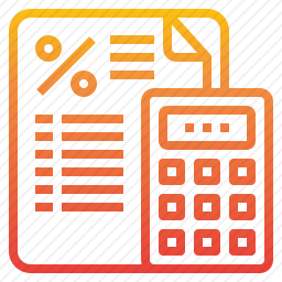 税收计算图标