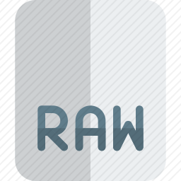 <em>RAW</em><em>文件</em>图标