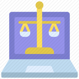 电脑法律图标