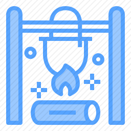 户外烹饪图标