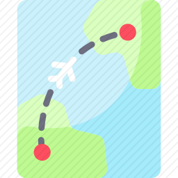 航班路线图标