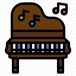 <em>钢琴</em>图标