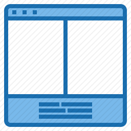 网页布局图标