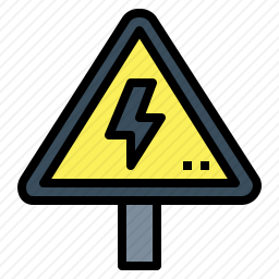 电力警告图标