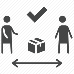 非接触送货图标