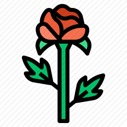 玫瑰图标
