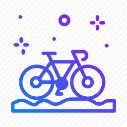 <em>山地</em>自行车图标