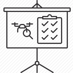 无人机教学图标