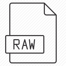 <em>Raw</em>文件图标