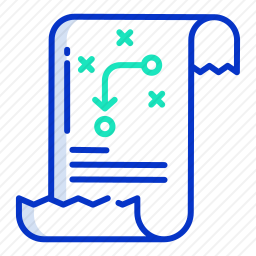 战略计划图标