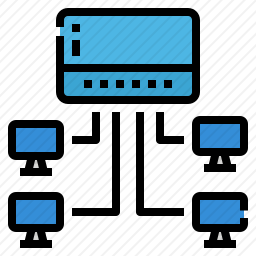 <em>网络中心</em>图标