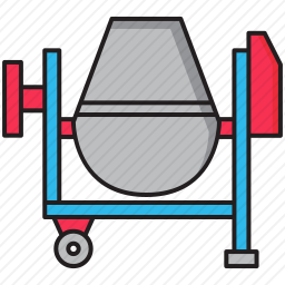 混凝土搅拌机图标